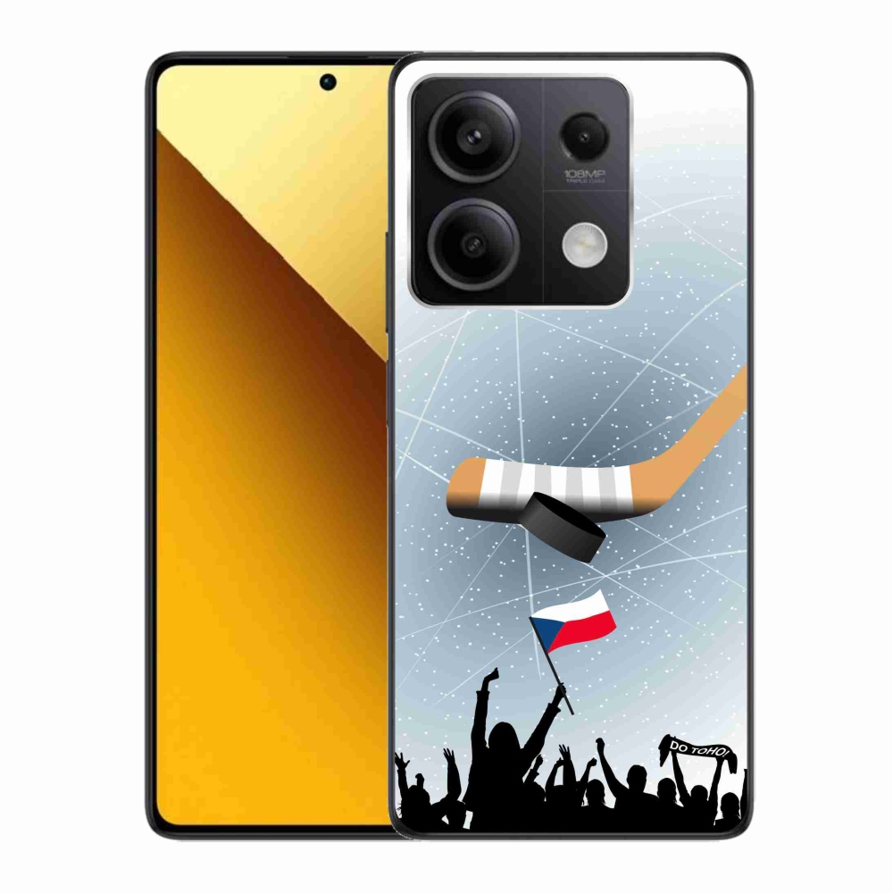Gelový kryt mmCase na Xiaomi Redmi Note 13 5G - fanoušci hokeje