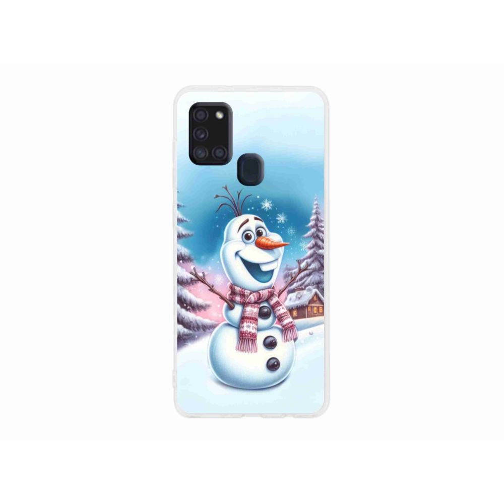 Gelový kryt mmCase na Samsung Galaxy A21s - ledové království