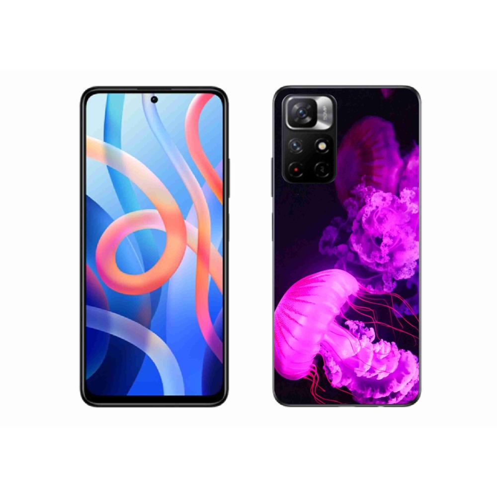 Gelový kryt mmCase na Xiaomi Redmi Note 11S 5G - medúza 1