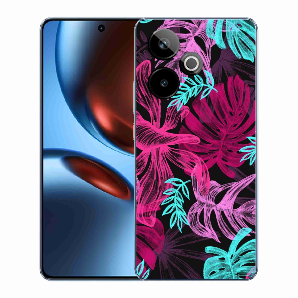 Gelový kryt mmCase na Realme GT 7 5G/GT 7T 5G - květiny 1