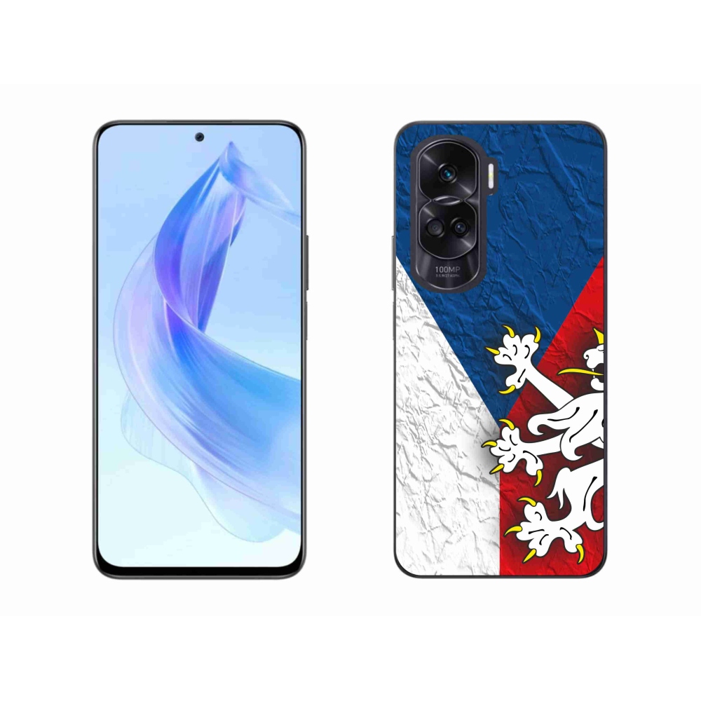 Gelový kryt mmCase na Honor 90 Lite - česká vlajka 1