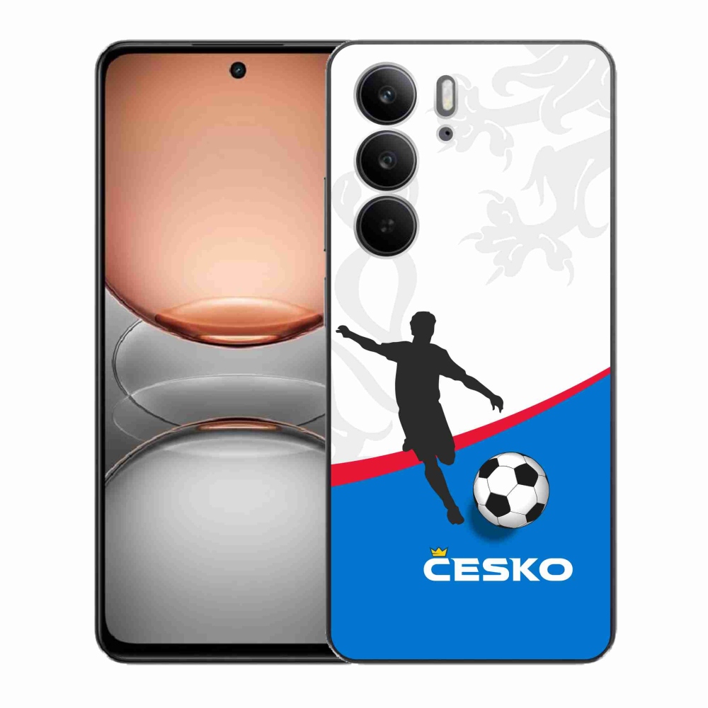 Gelový kryt mmCase na Realme C75 - fotbal Česko 1