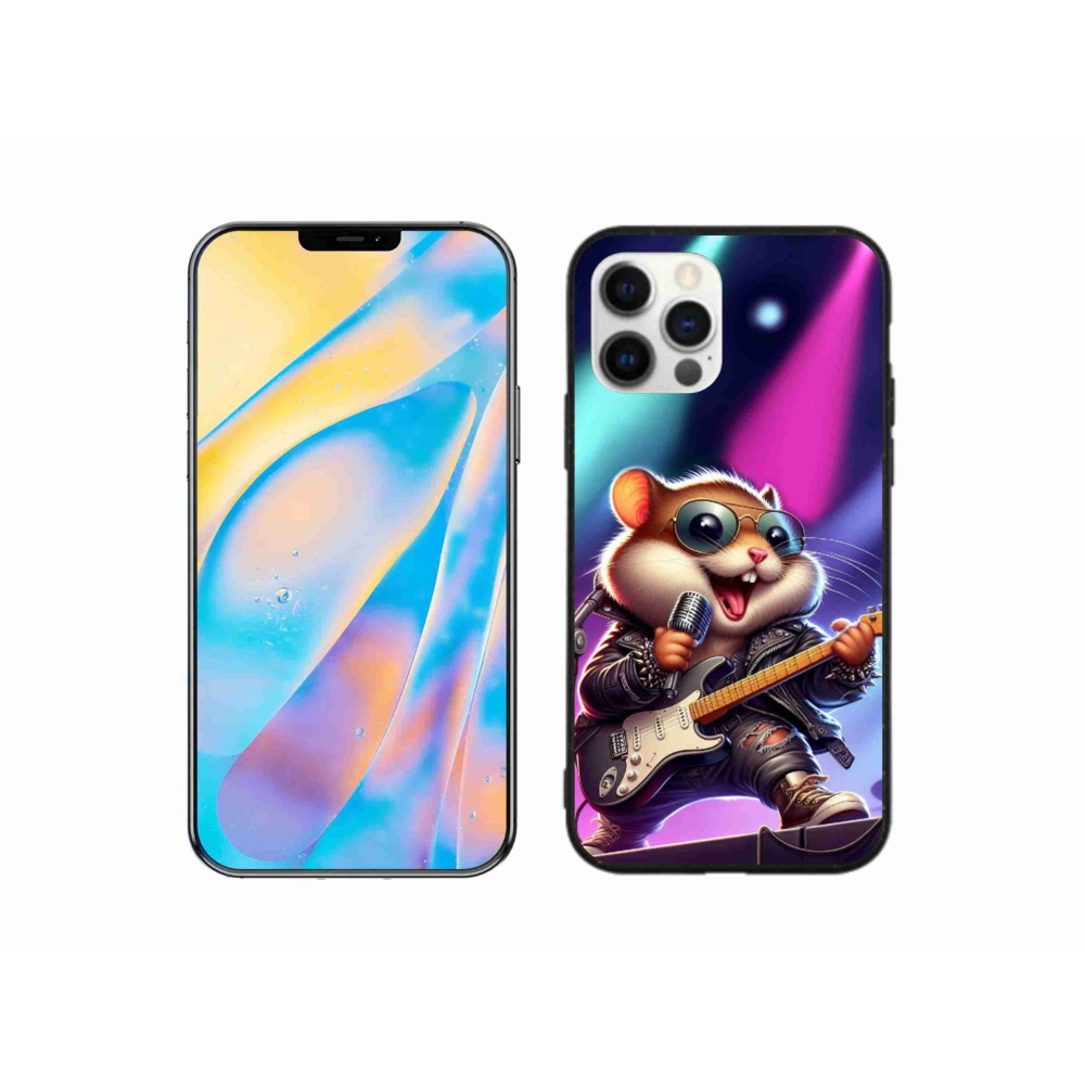 Gelový kryt mmCase na iPhone 12 - křeček rocker