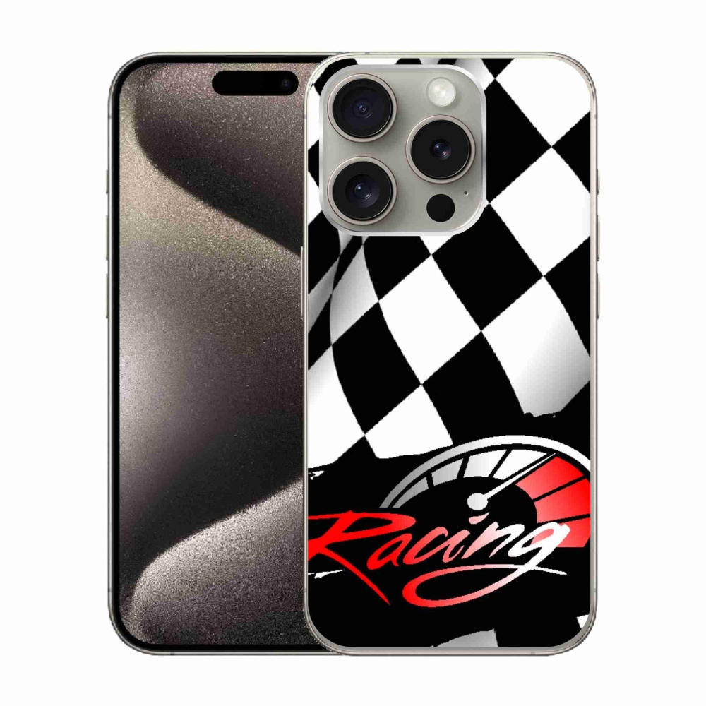 Gelový kryt mmCase na iPhone 15 Pro - závodění