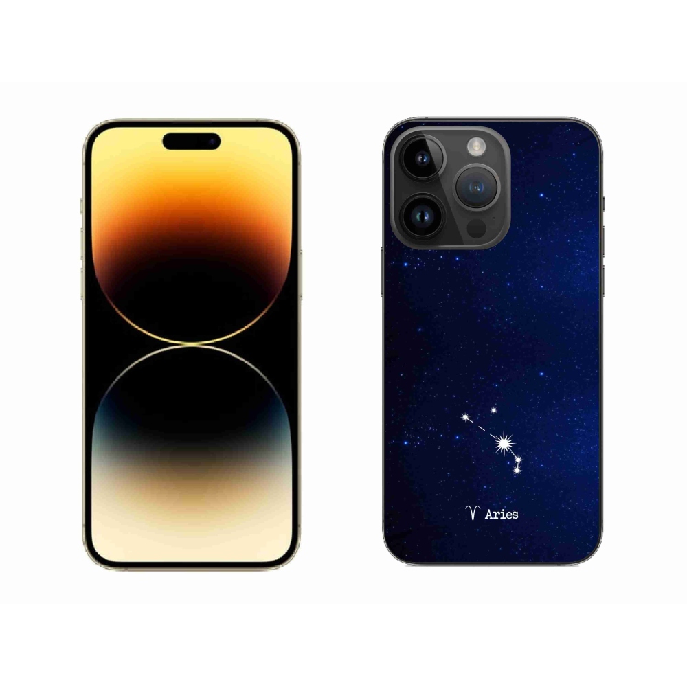 Gelový kryt mmCase na iPhone 14 Pro Max 6.7 - souhvězdí Berana