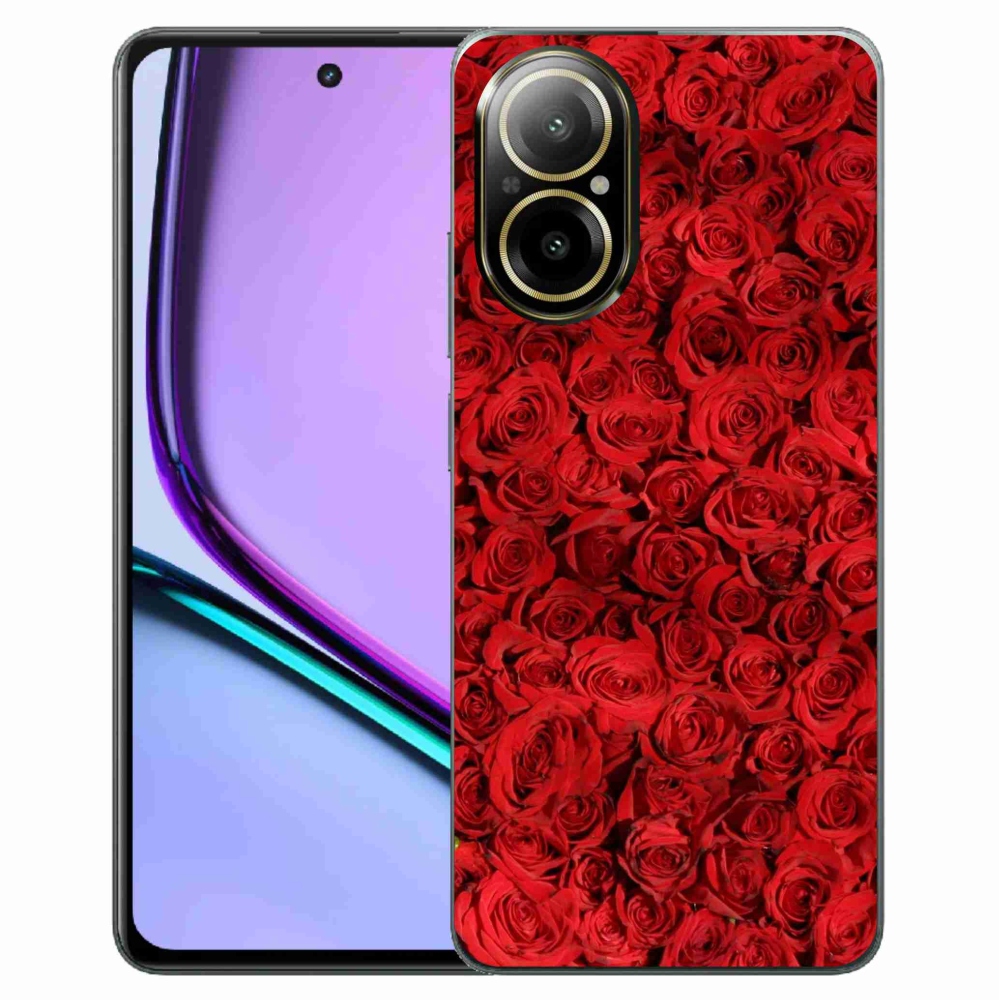 Gelový kryt mmCase na Realme C67 - růže