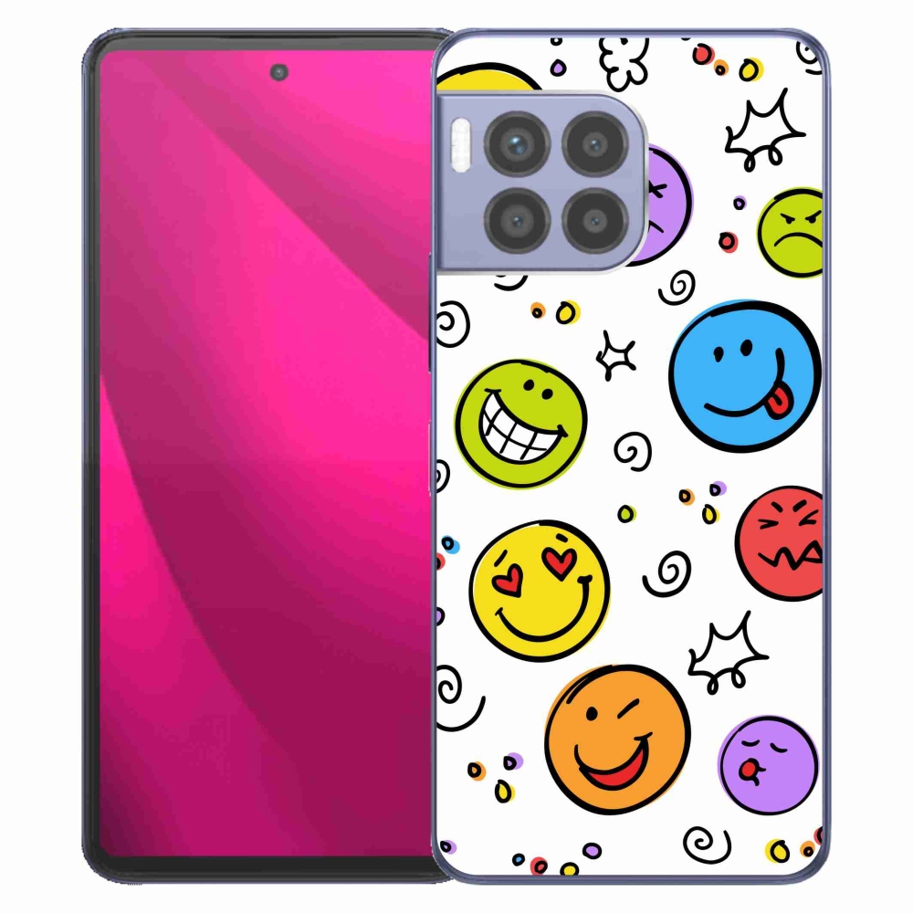 Gelový kryt mmCase na T-Mobile T Phone 2 Pro - smajlíci