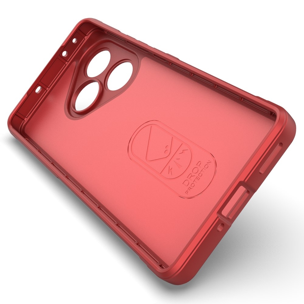 Rugg odolný gelový obal na Realme GT 6 5G/ GT 6T 5G - červený