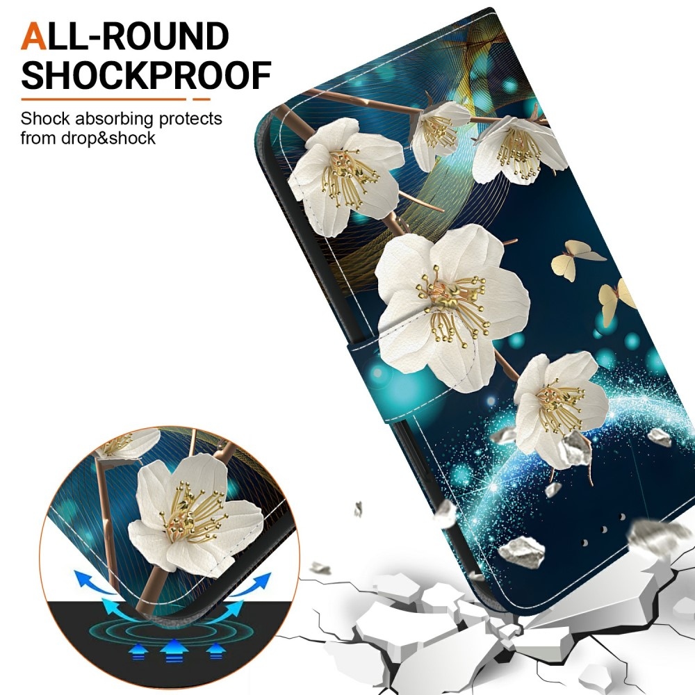 Versatile knížkové pouzdro na Samsung Galaxy A06 4G - magnolie