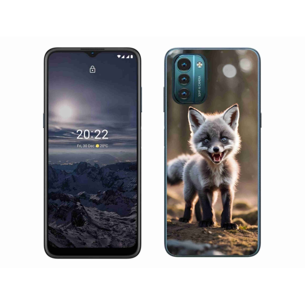 Gelový kryt mmCase na Nokia G11/G21 - rozzuřená liška