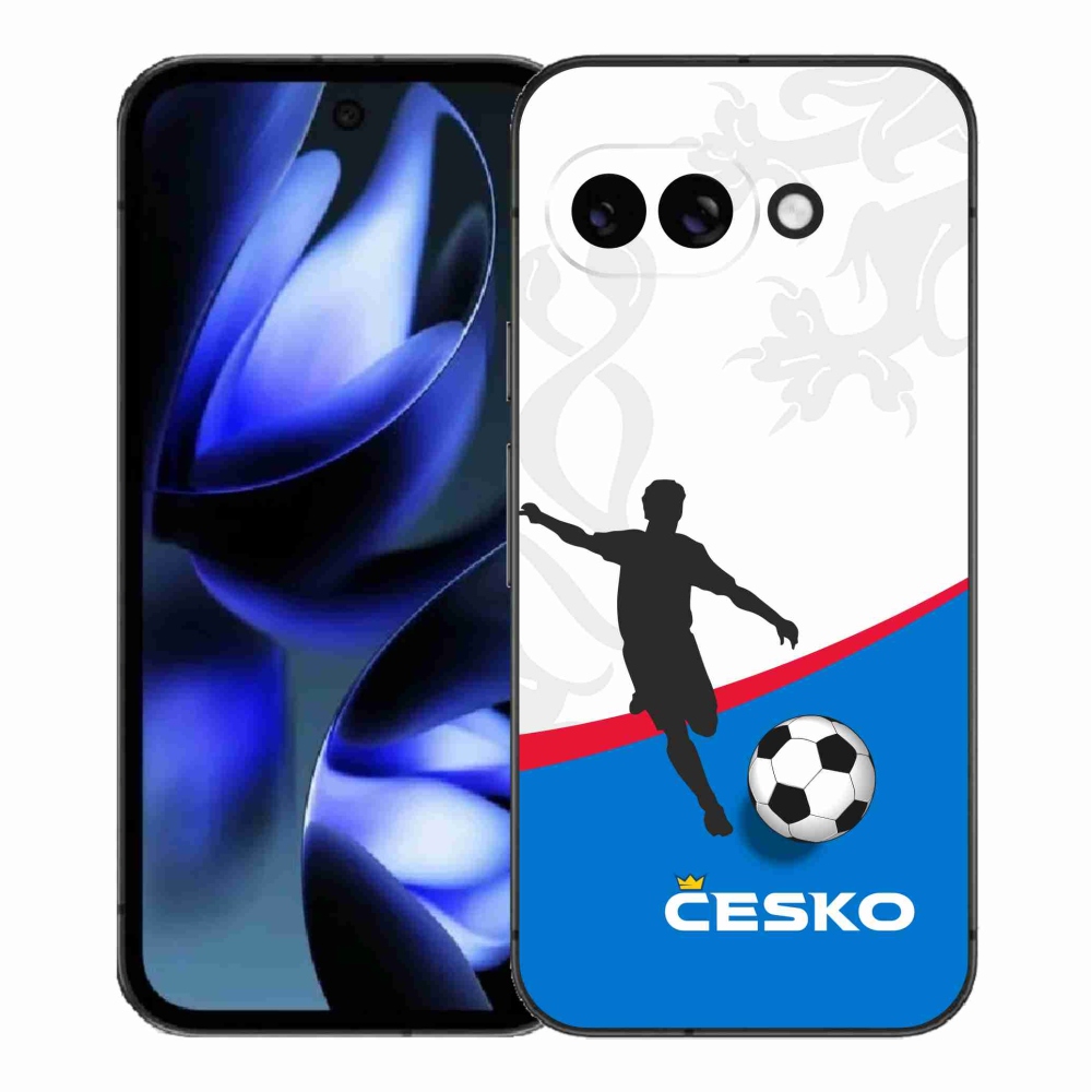 Gelový kryt mmCase na Google Pixel 9a - fotbal Česko 1