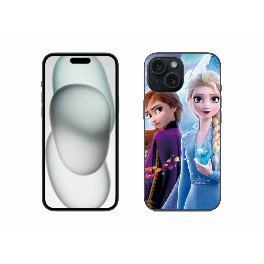Gelový kryt mmCase na iPhone 15 - ledové království 3