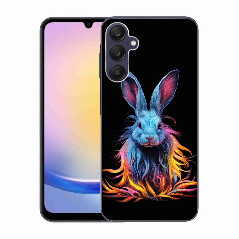 Gelový kryt mmCase na Samsung Galaxy A25 5G - abstraktní zajíc