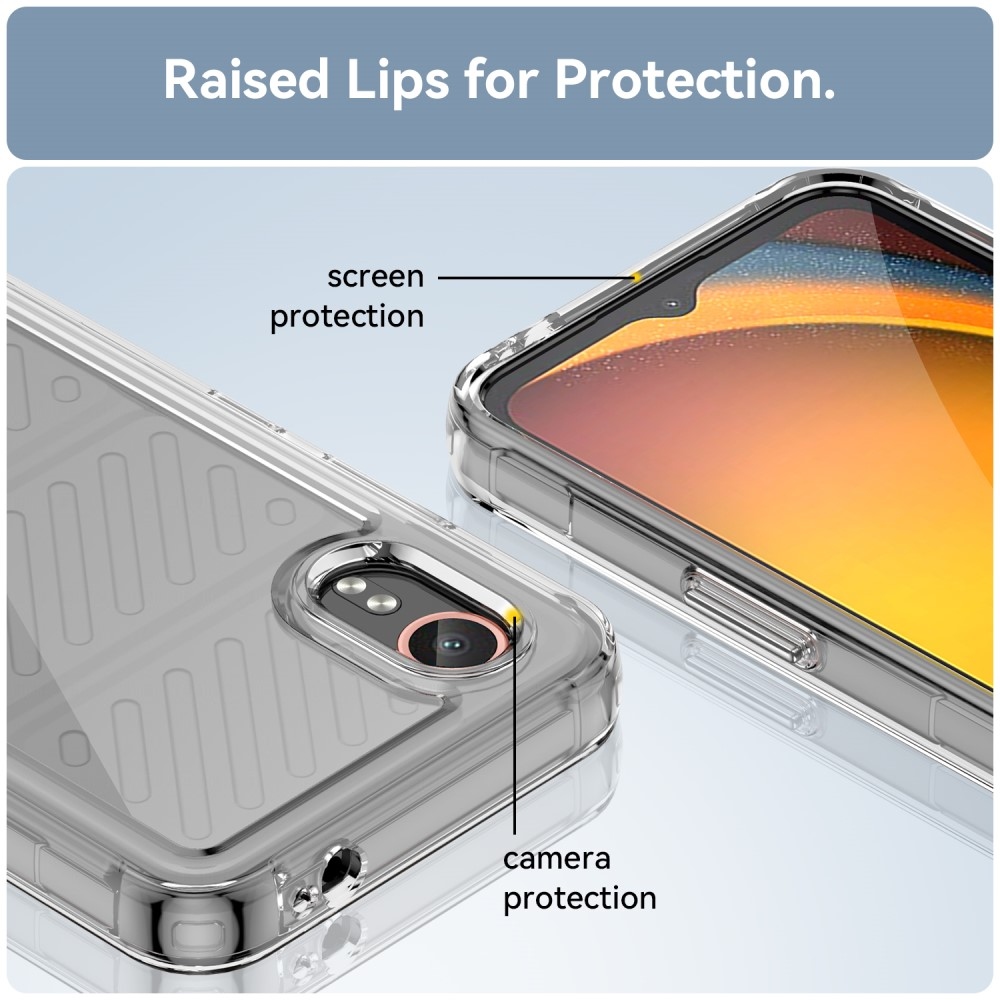 Gelový obal s pevnými zády na Samsung Galaxy Xcover 7 - průhledný