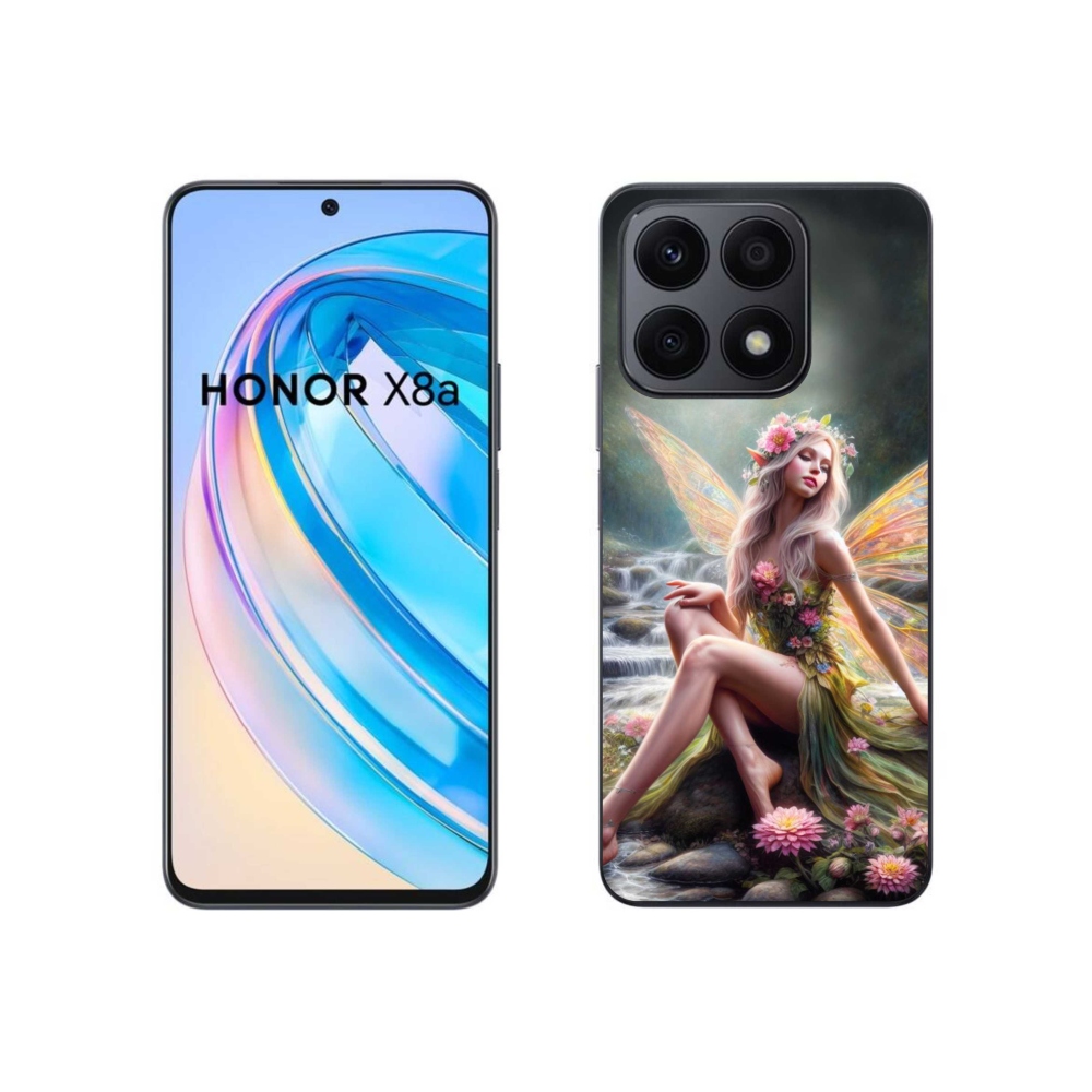 Gelový kryt mmCase na Honor X8a - motýlí žena 1