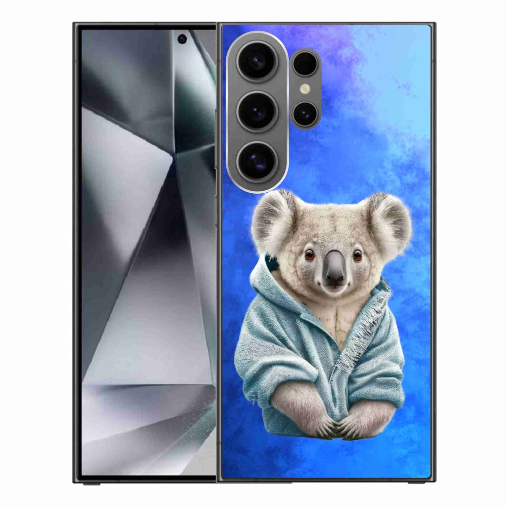 Gelový kryt mmCase na Samsung Galaxy S24 Ultra - koala ve svetru