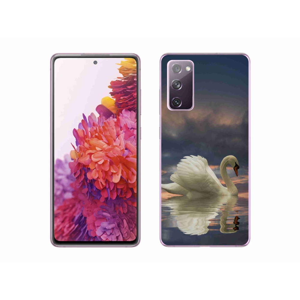 Gelový kryt mmCase na Samsung Galaxy S20 FE - labuť