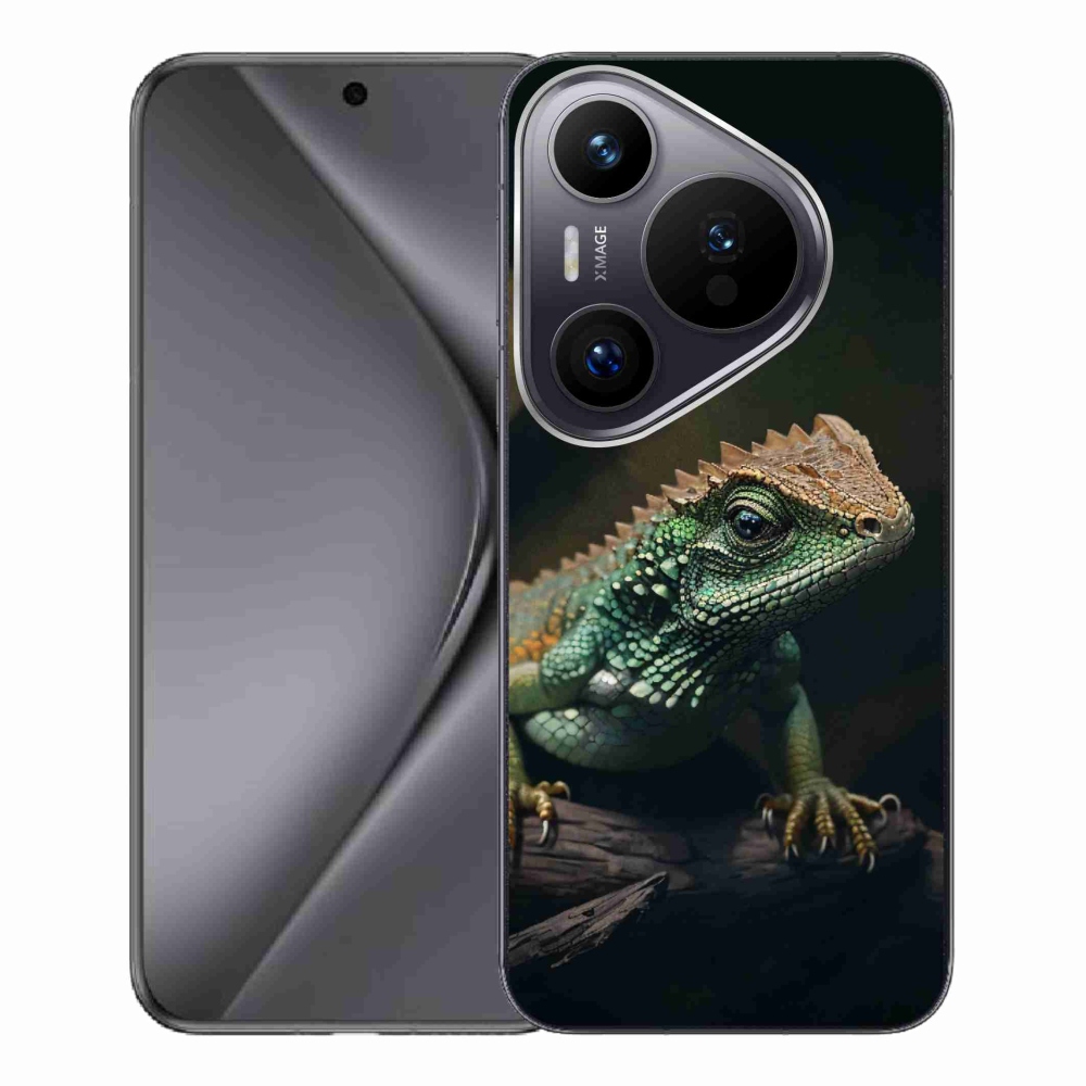 Gelový kryt mmCase na Huawei Pura 70 Pro - ještěr