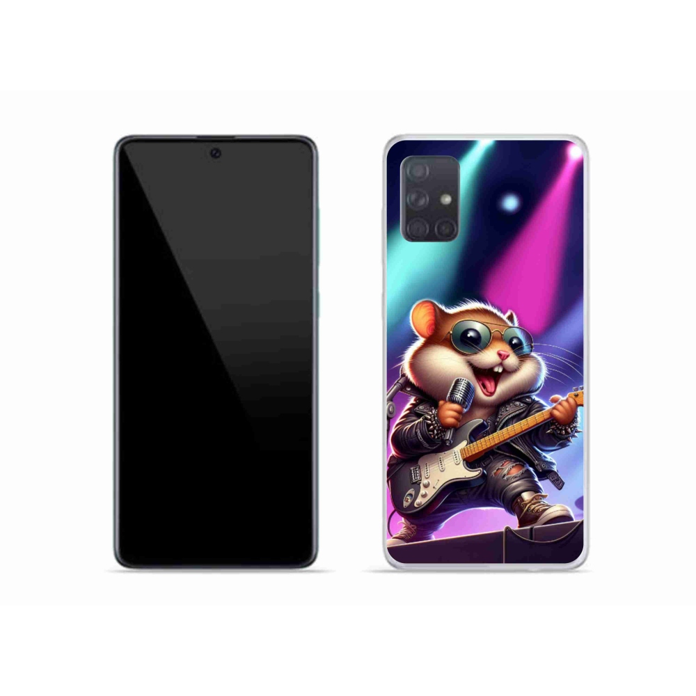 Gelový kryt mmCase na Samsung Galaxy A51 - křeček rocker