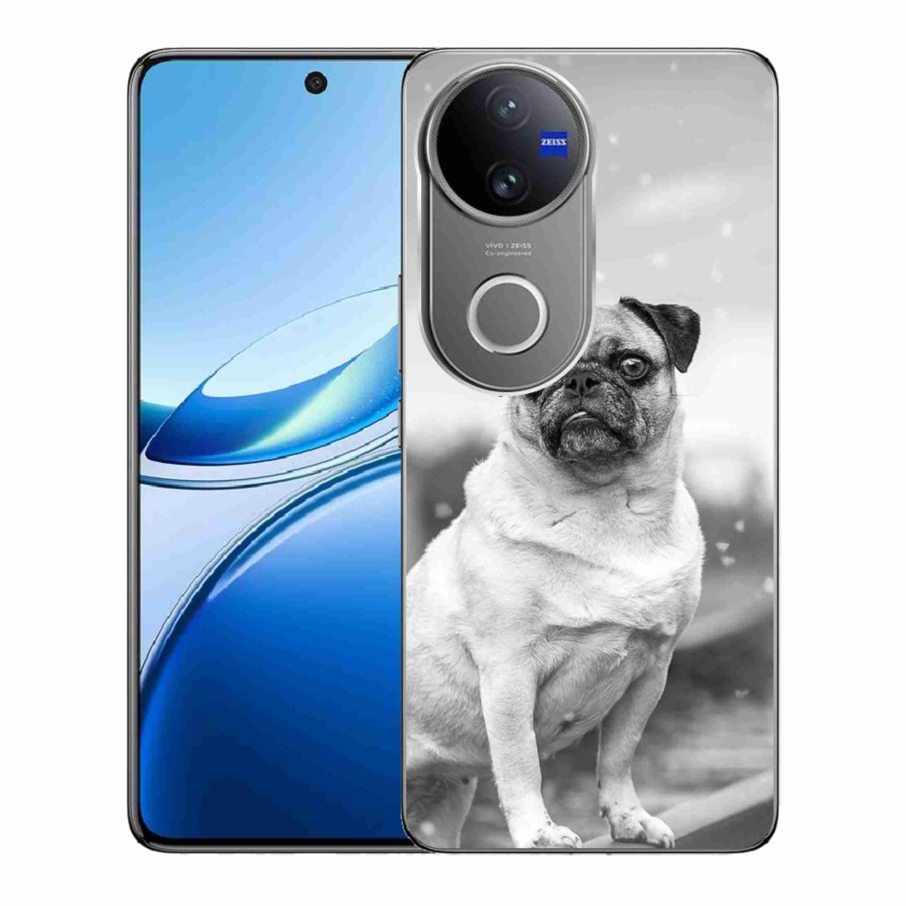 Gelový kryt mmCase na Vivo V50 5G - mops