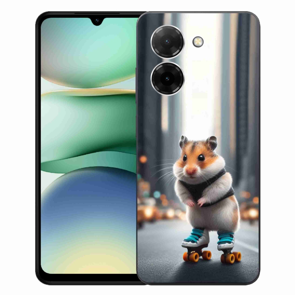 Gelový kryt mmCase na Xiaomi Redmi A5 (171.7x77.8x8.3mm) - křeček na bruslích