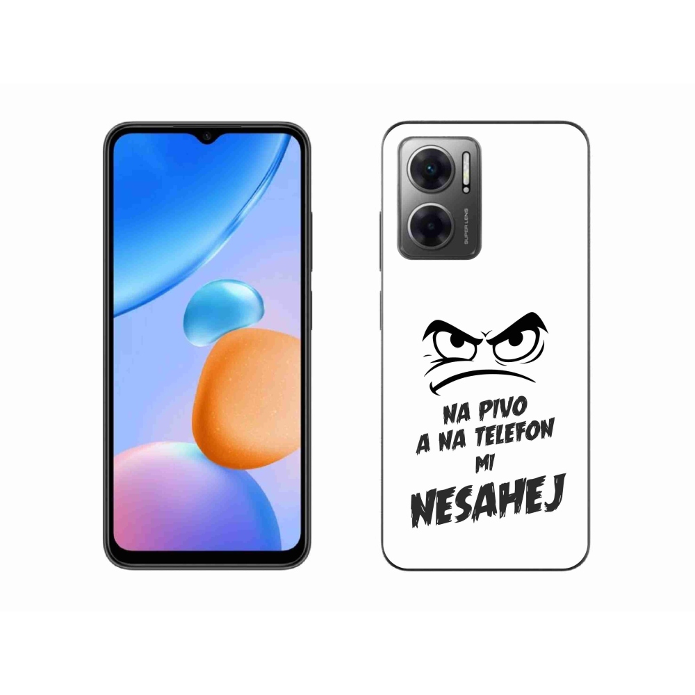 Gelový kryt mmCase na Xiaomi Redmi 10 5G - pivní motiv 2 bílé pozadí