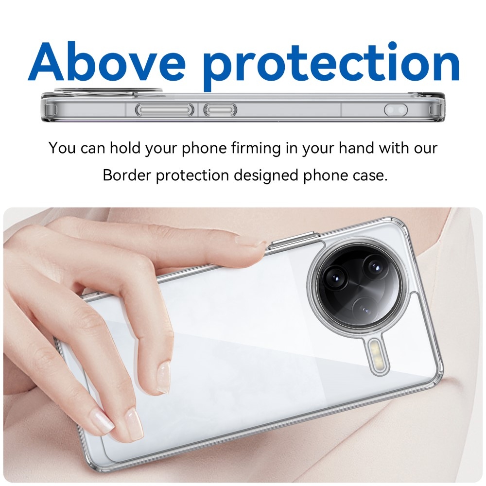 Gelový obal s pevnými zády na Xiaomi Poco F7 Ultra - průhledný