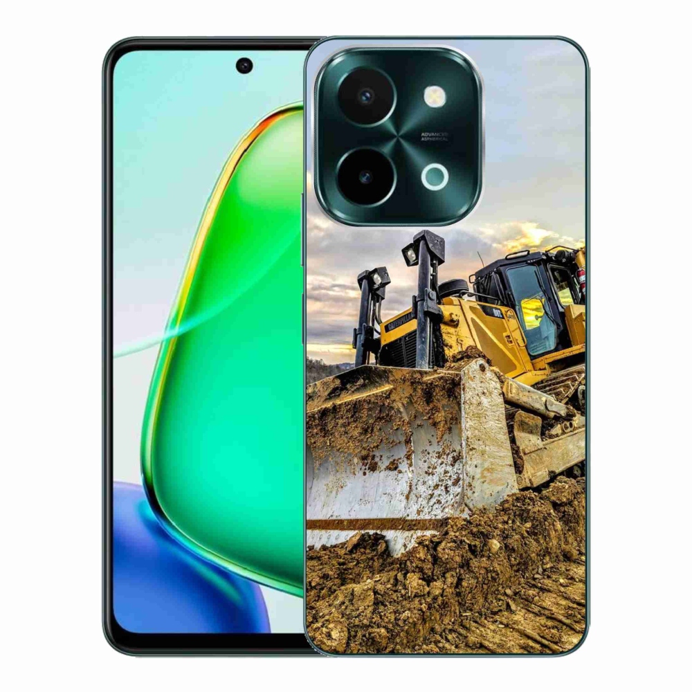 Gelový kryt mmCase na Vivo Y28 - bagr