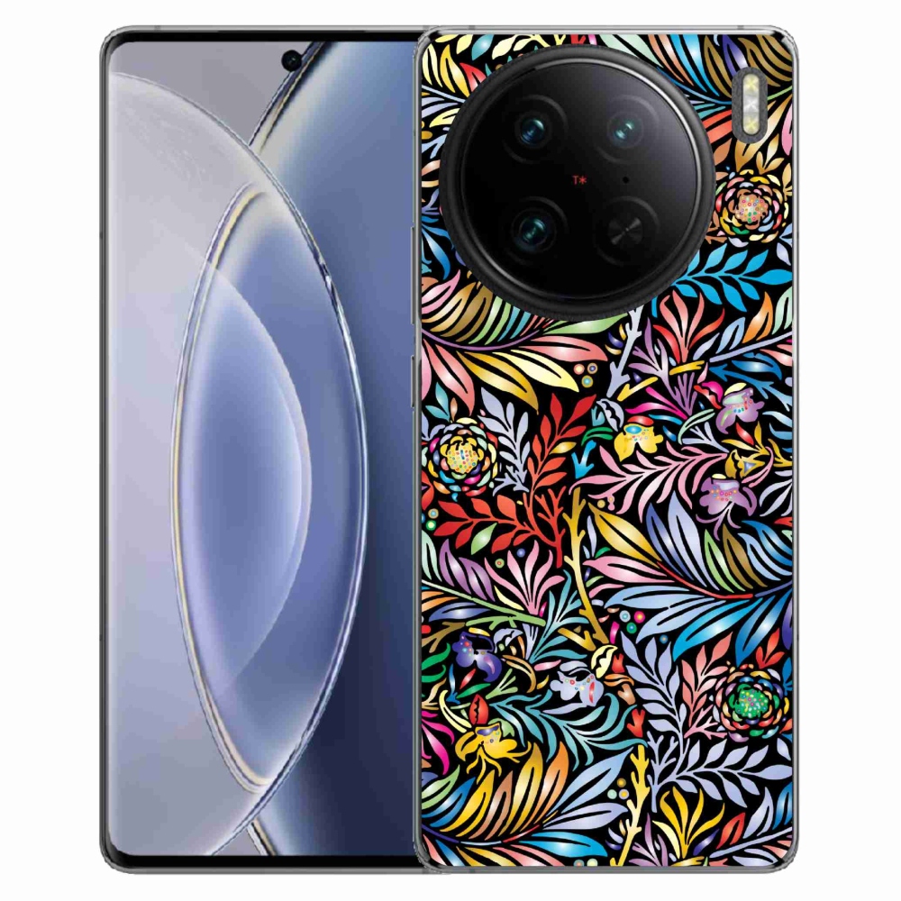 Gelový kryt mmCase na Vivo X90 Pro - květiny 5