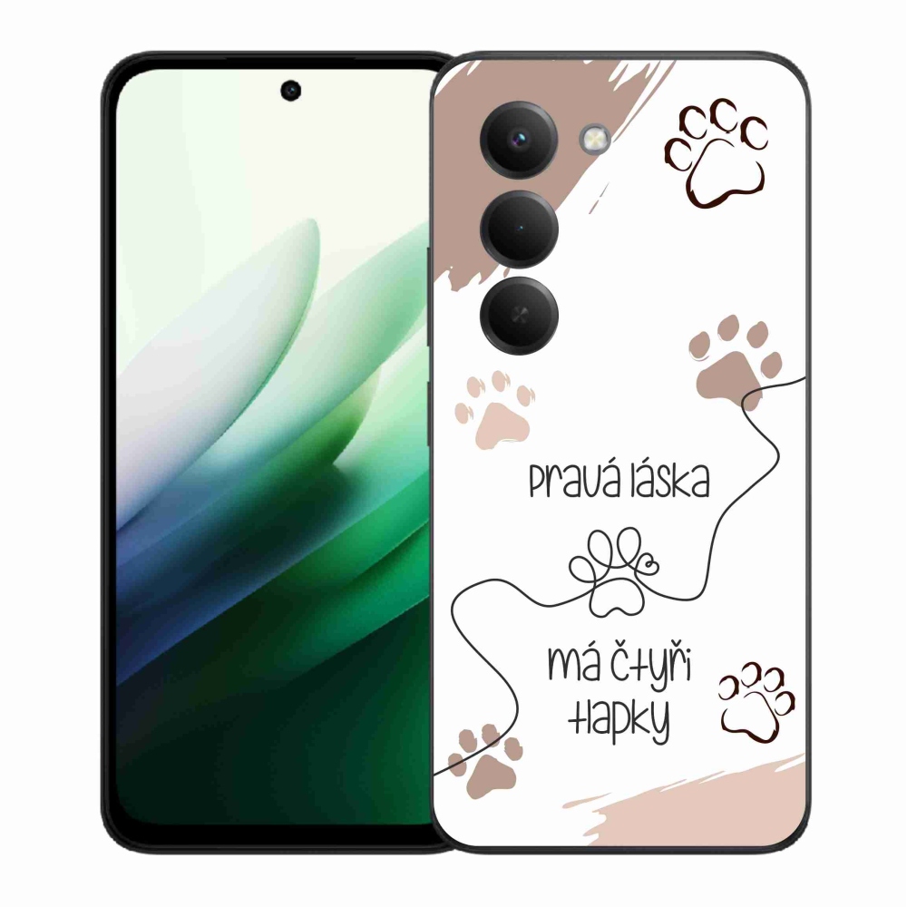 Gelový kryt mmCase na Xiaomi Redmi 15 5G - psí motiv 1 bílé pozadí