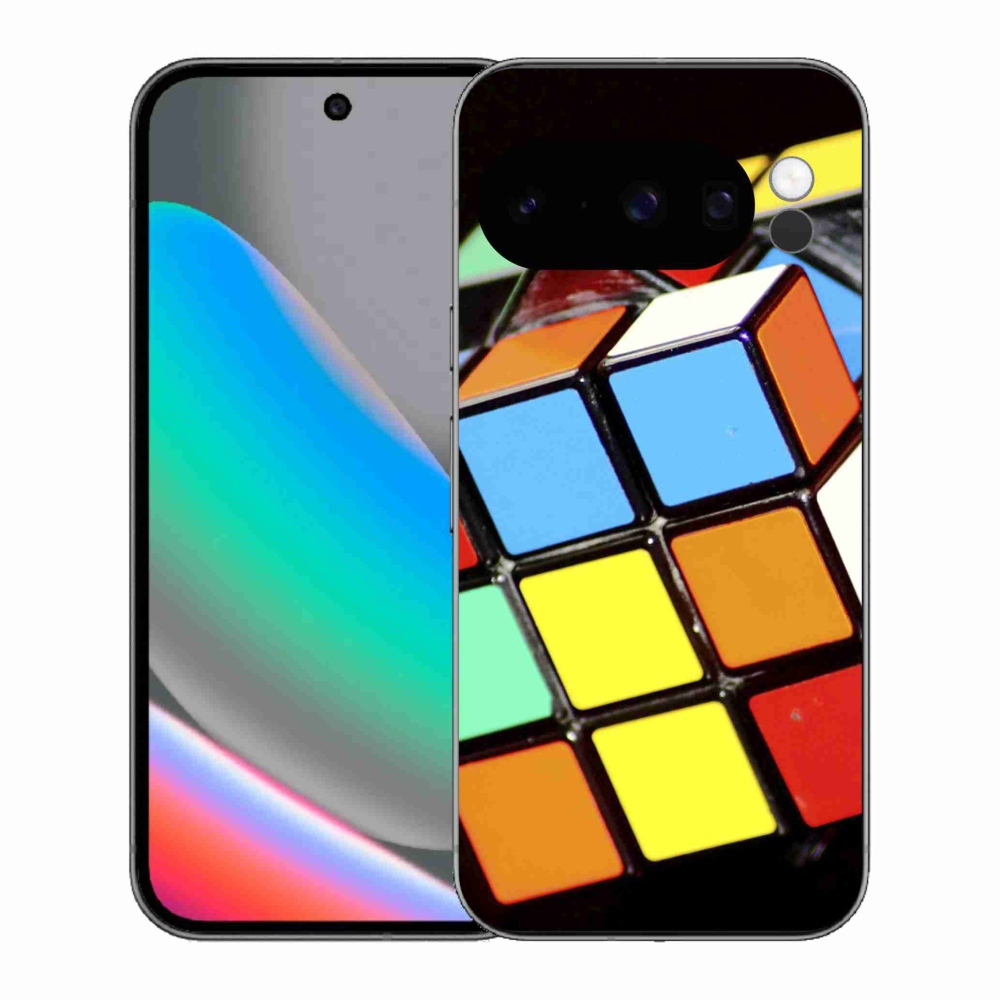 Gelový kryt mmCase na Google Pixel 10 Pro - rubikova kostka