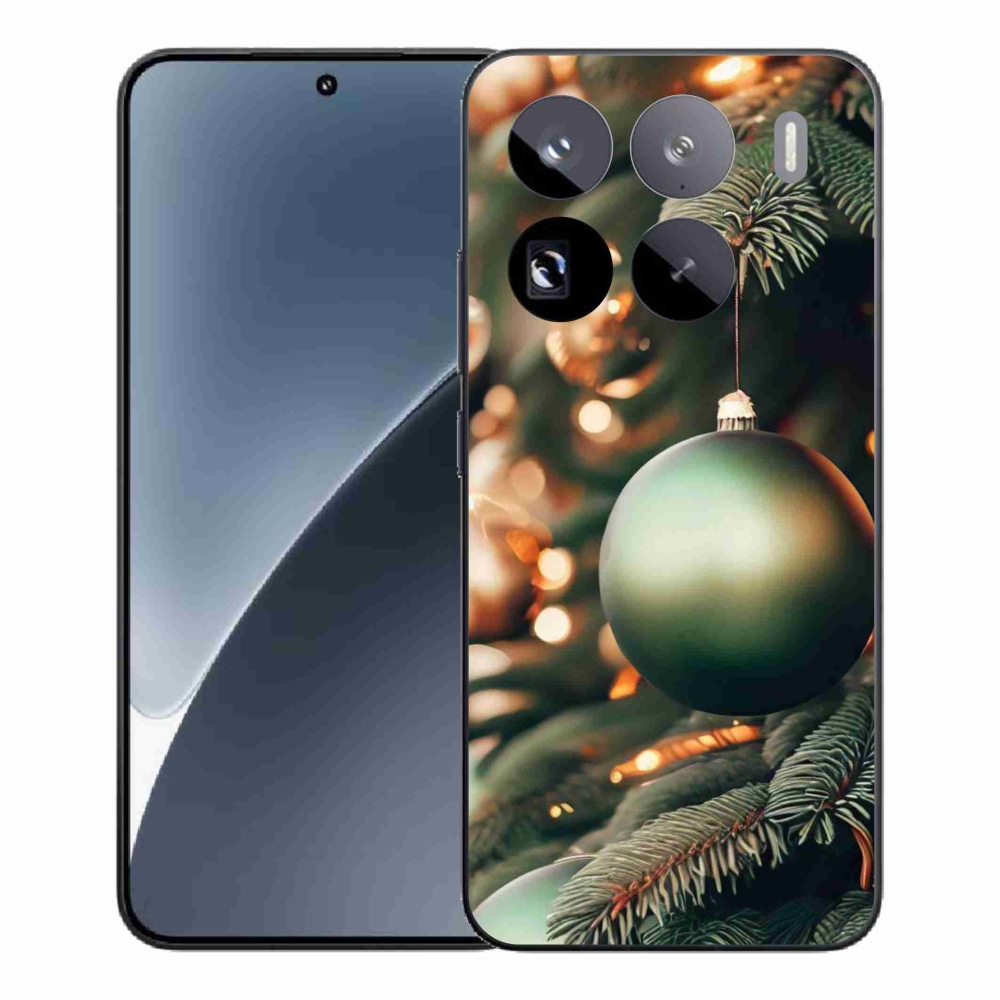 Gelový kryt mmCase na Xiaomi 15 Pro - vánoční ozdoby 1