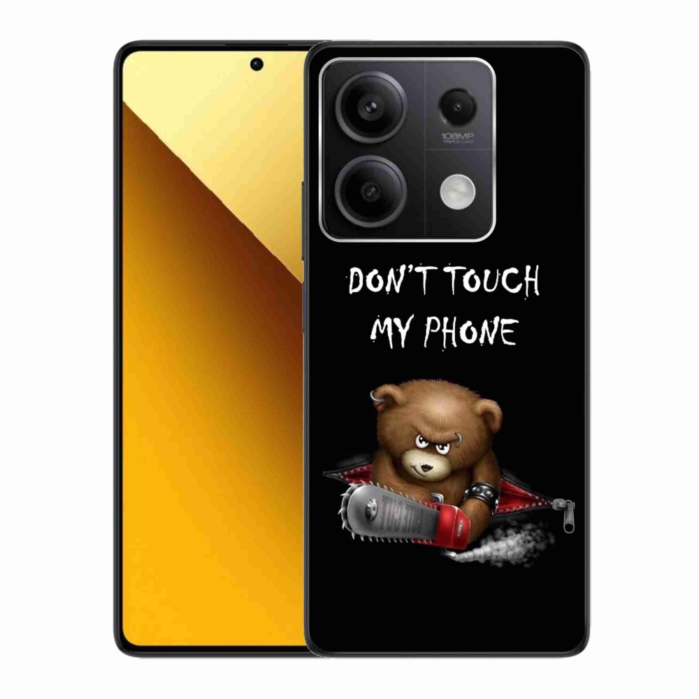 Gelový kryt mmCase na Xiaomi Redmi Note 13 5G - nesahej na telefon