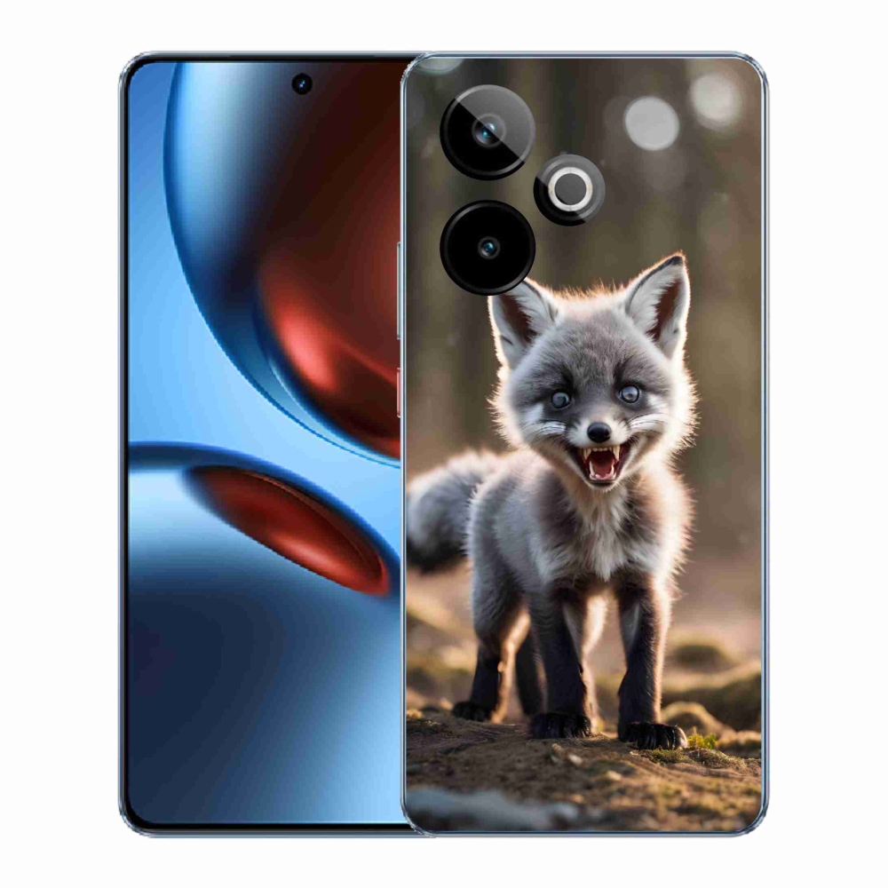 Gelový kryt mmCase na Realme GT 7 5G/GT 7T 5G - rozzuřená liška
