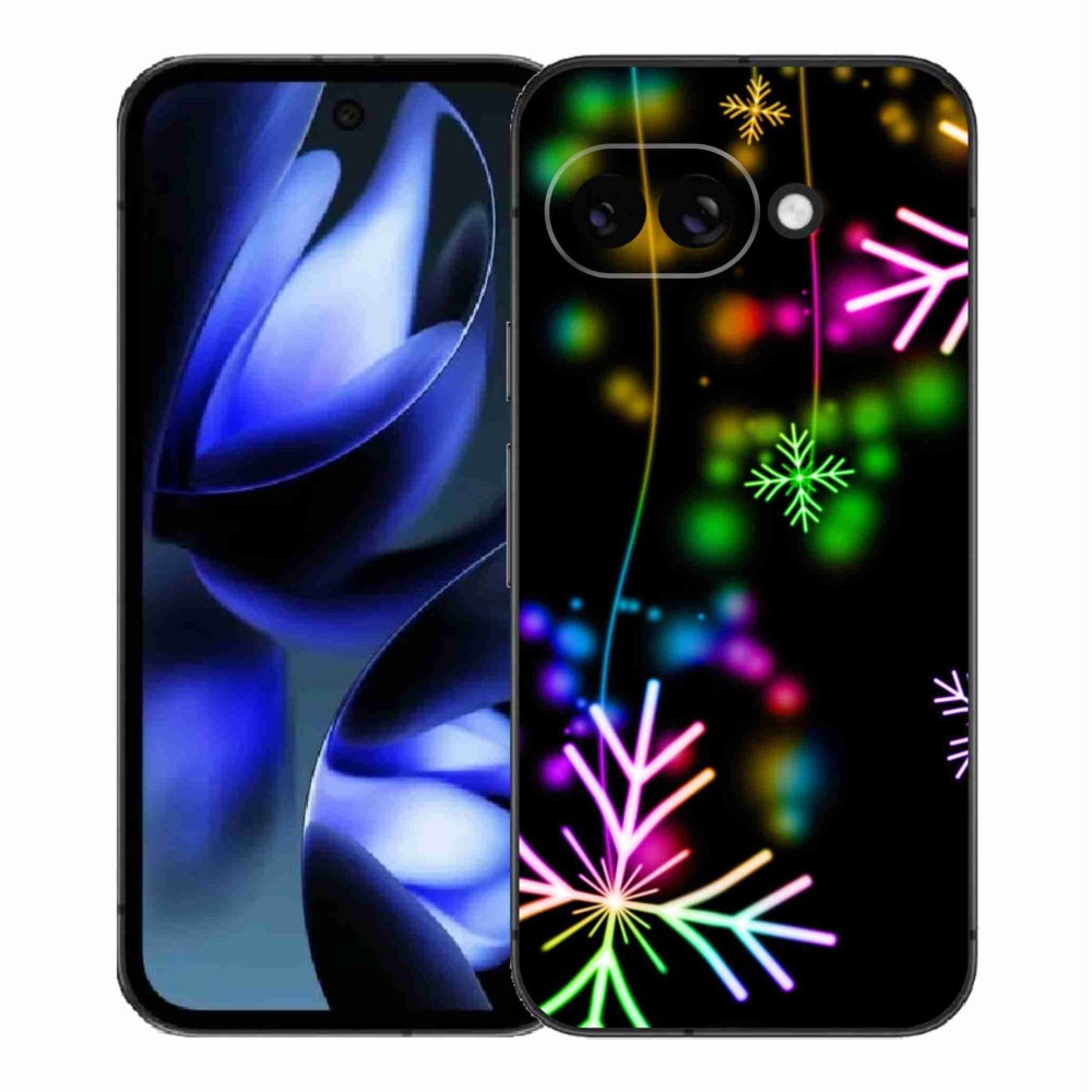 Gelový kryt mmCase na Google Pixel 9a - barevné vločky