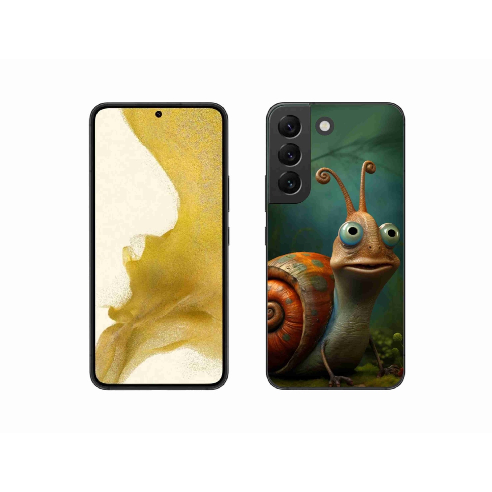 Gelový kryt mmCase na Samsung Galaxy S22 5G - šnek