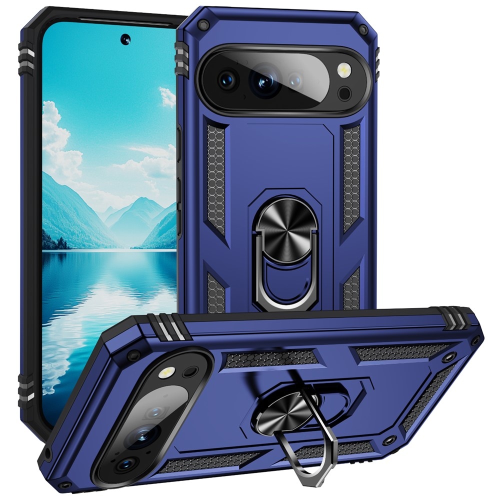 Ring odolný kryt na Google Pixel 10 Pro/Pixel 10 - modrý