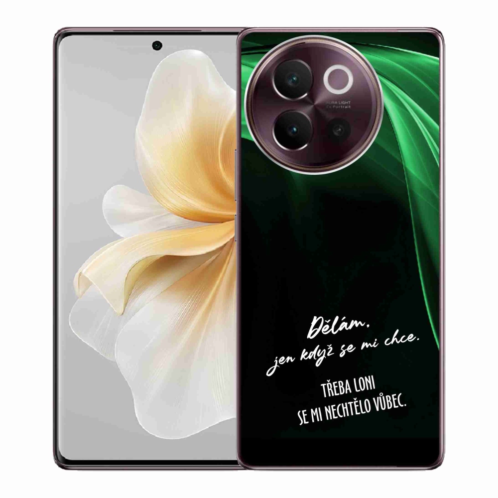 Gelový kryt mmCase na Vivo V40 Lite 5G - vtipný text 12 černé pozadí