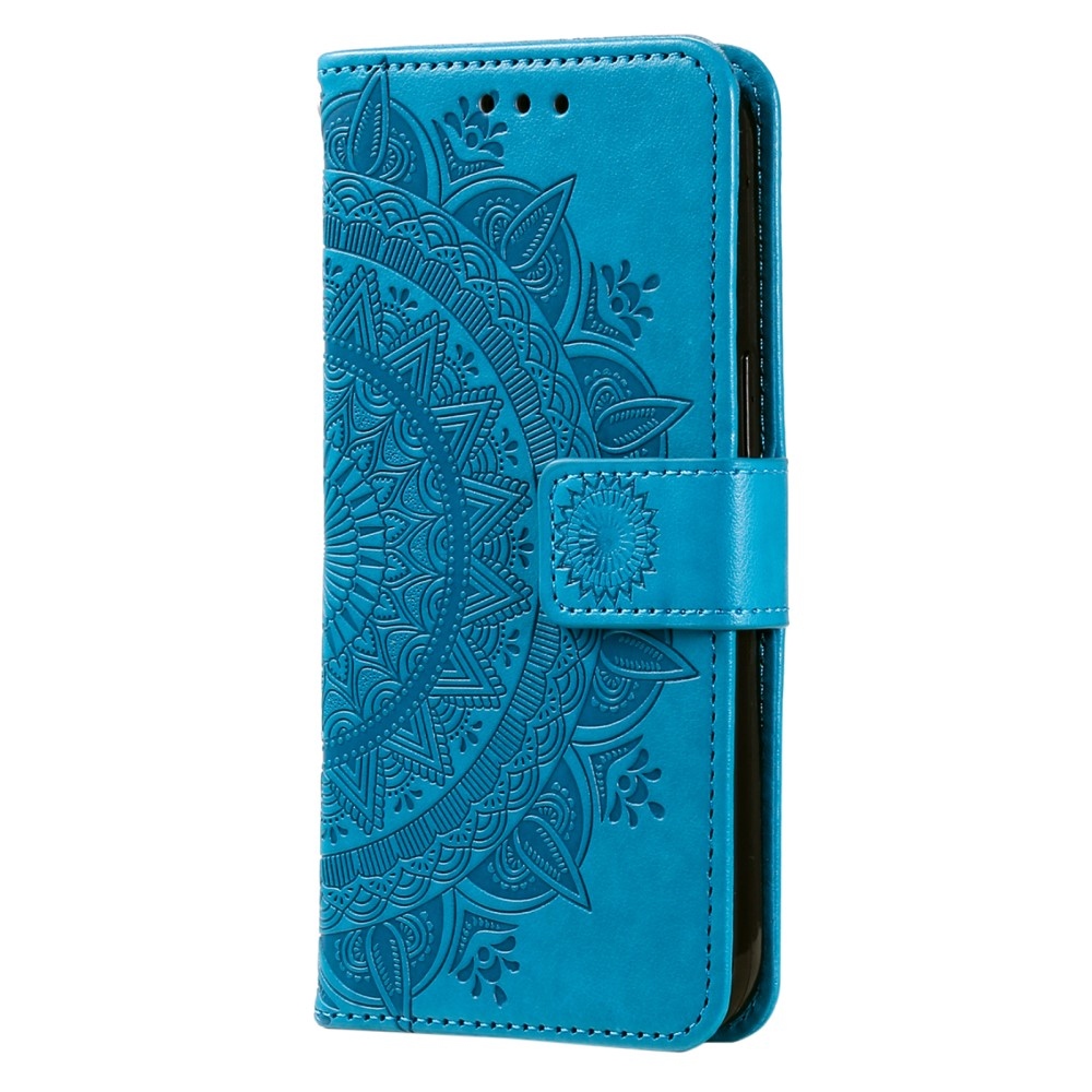 Mandala knížkové pouzdro na Honor Magic 7 Lite 5G - modré