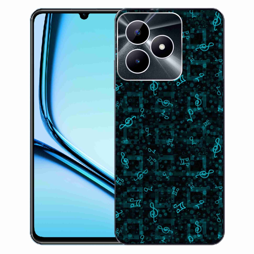 Gelový kryt mmCase na Realme Note 50 - noty 1