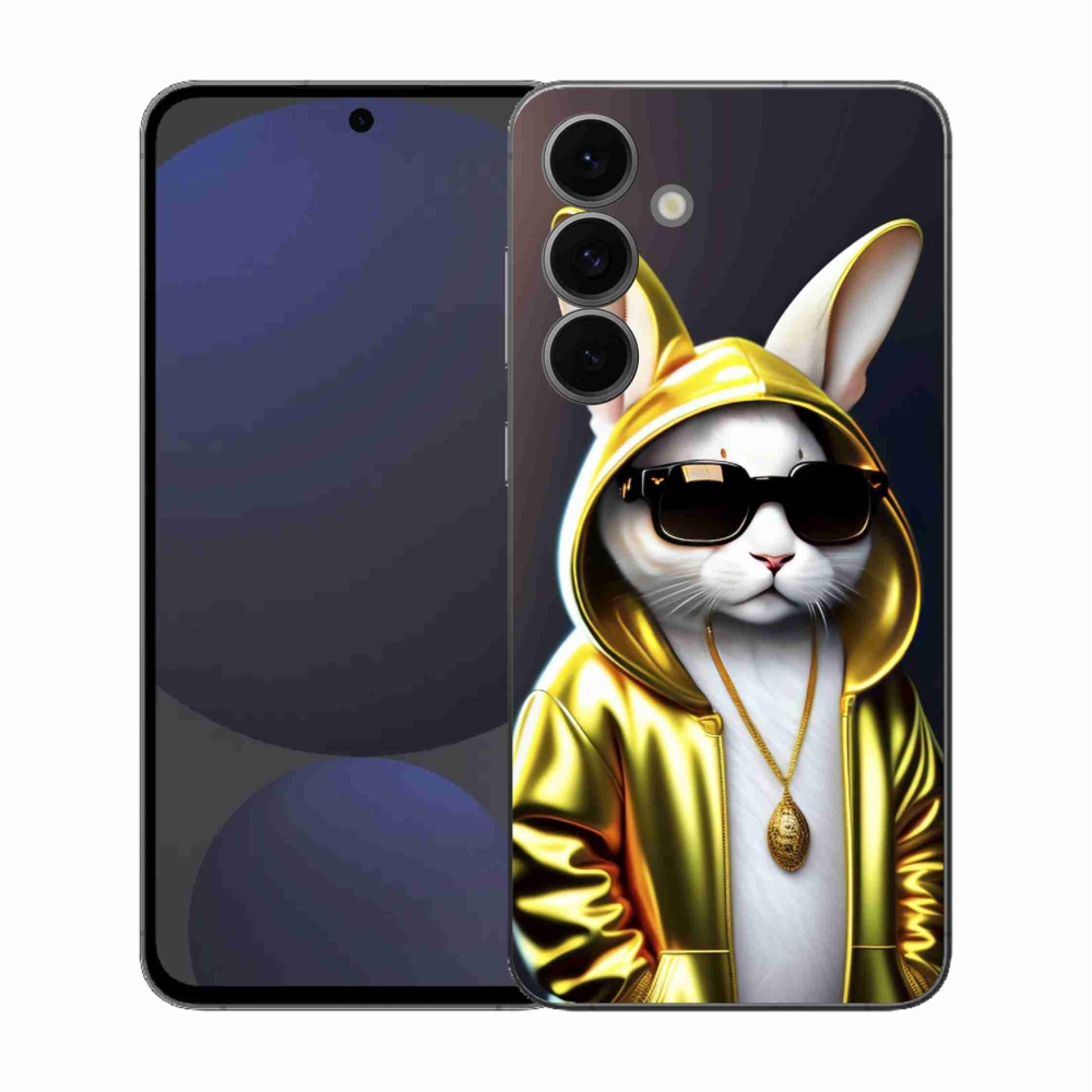 Gelový kryt mmCase na Samsung Galaxy S25 FE - kočka boss