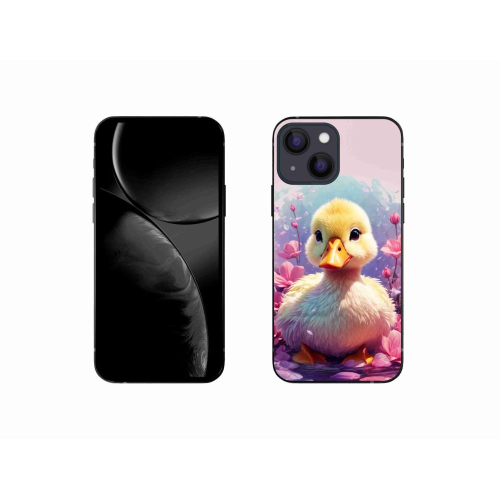 Gelový kryt mmCase na iPhone 13 mini - kachnička
