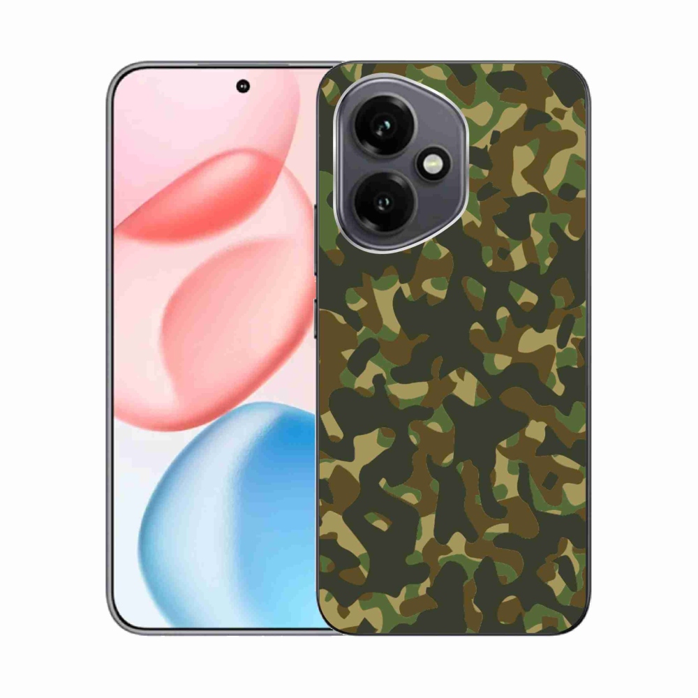 Gelový kryt mmCase na Honor 400 - maskáčový vzor 1