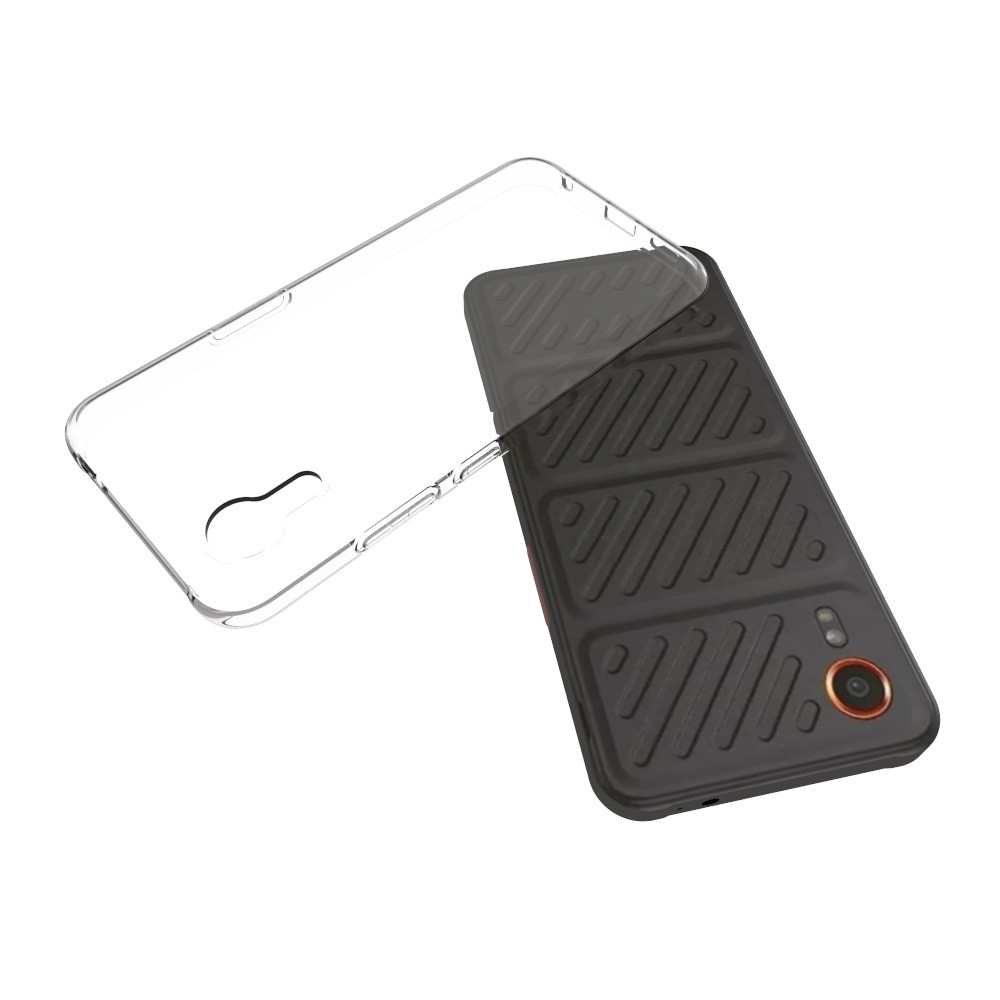 Průhledný gelový obal na Samsung Galaxy Xcover 7 - průhledný
