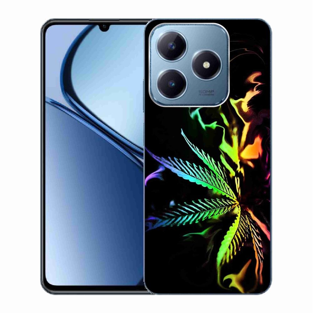 Gelový kryt mmCase na Realme C63 - konopí 2