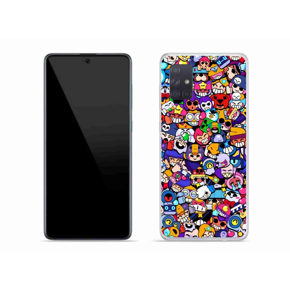 Gelový kryt mmCase na Samsung Galaxy A71 - brawl stars 2