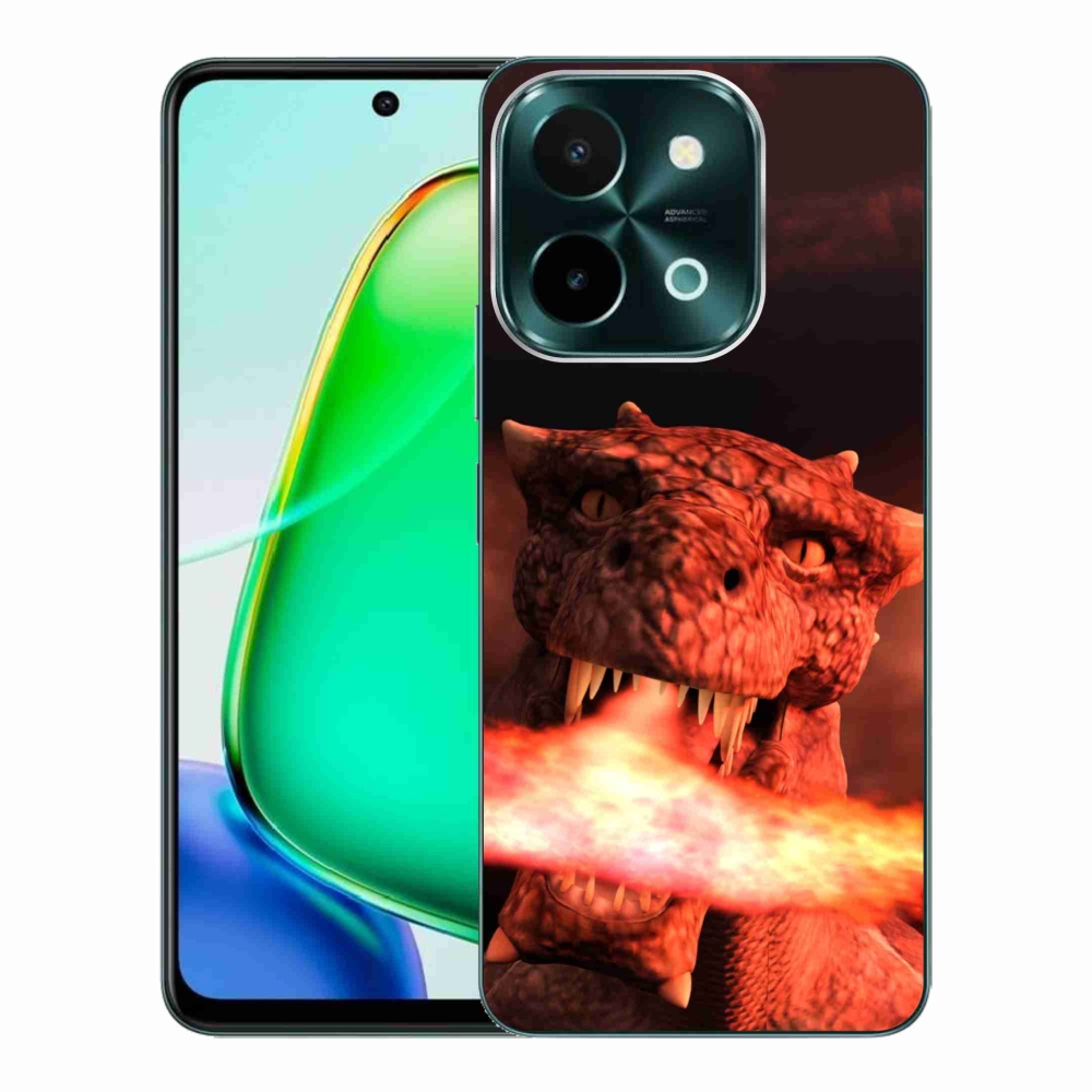 Gelový kryt mmCase na Vivo Y28 - drak