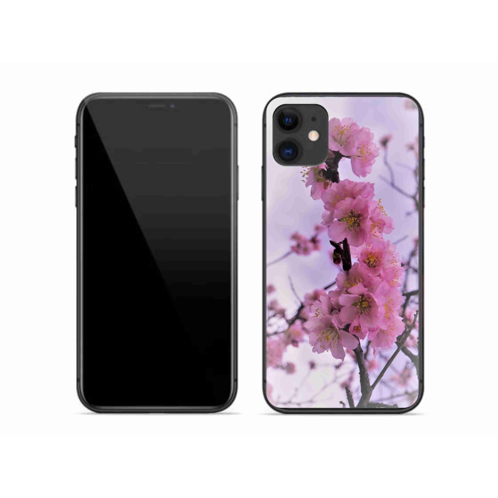 Gelový kryt mmCase na iPhone 11 - květiny 7
