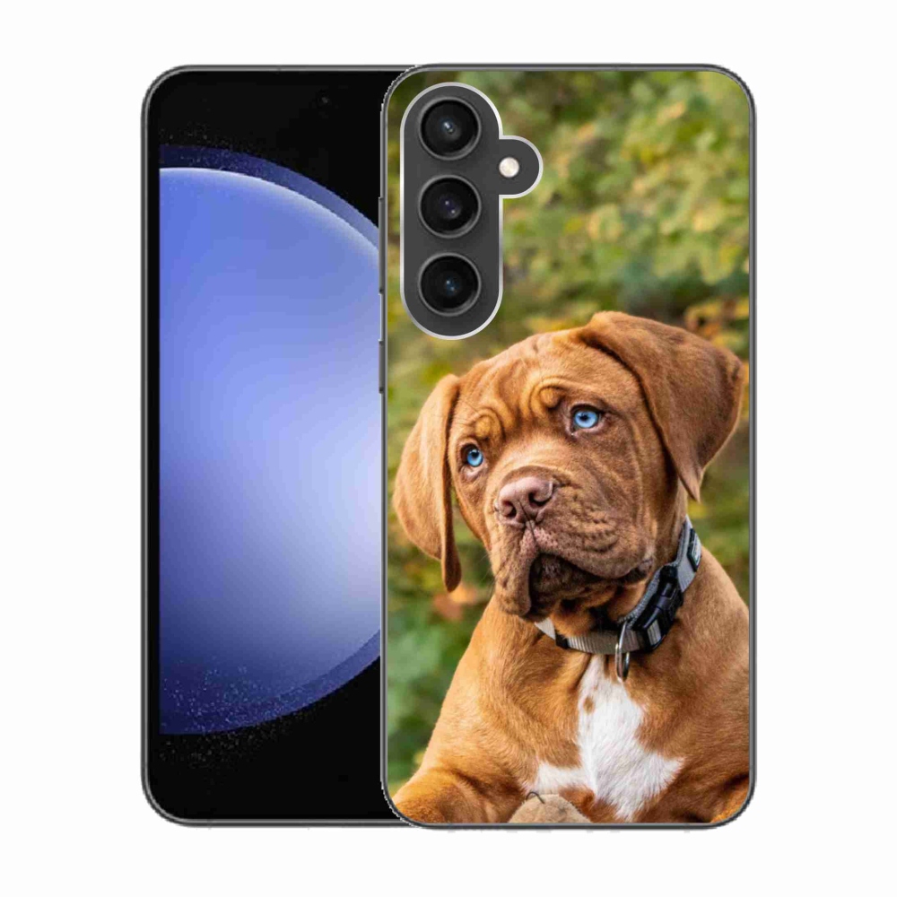 Gelový kryt mmCase na Samsung Galaxy S23 FE - štěně 