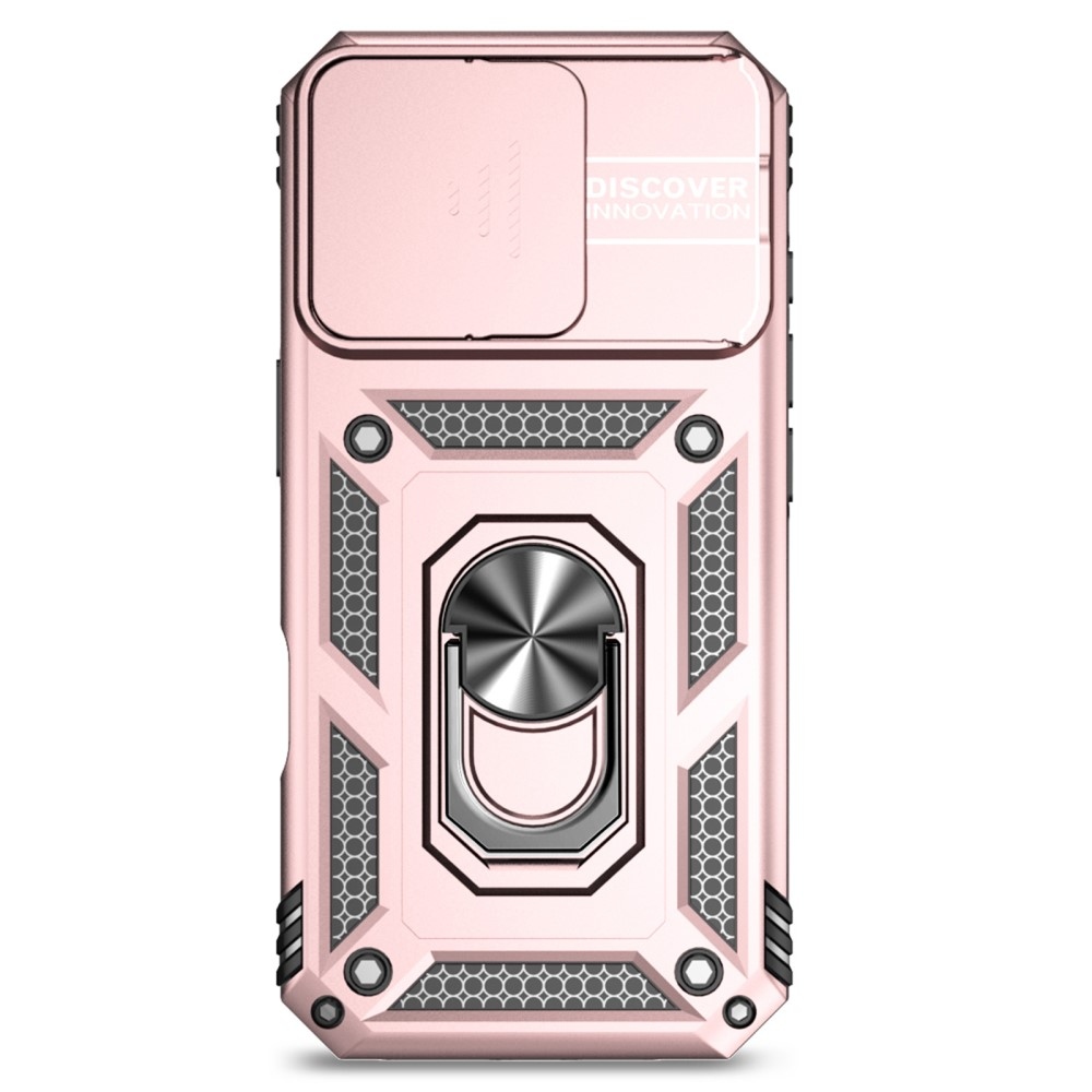 Slide odolný kryt na iPhone 16 Pro Max - růžovozlatý